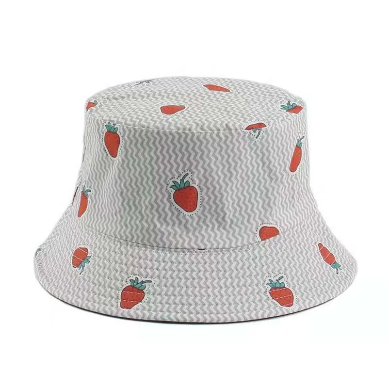 Colorful Fashionable Printed Children Cotton Bucket Hat