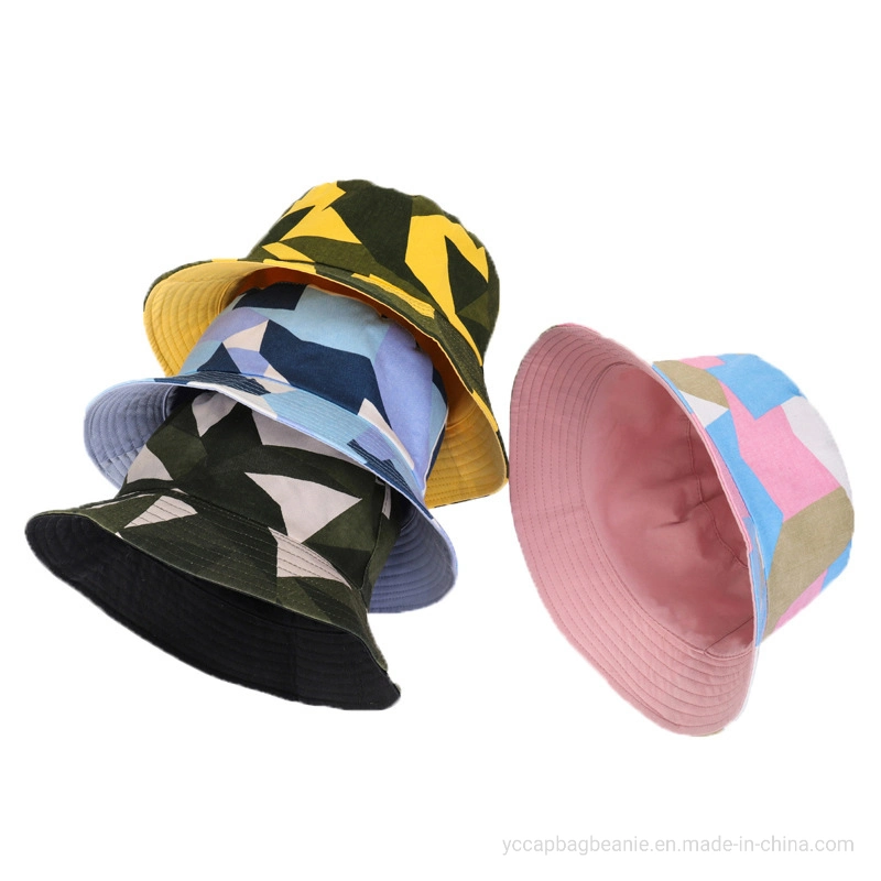 Unisex Customized Fashion Reversible Summer Outdoor Beach Bucket Hat