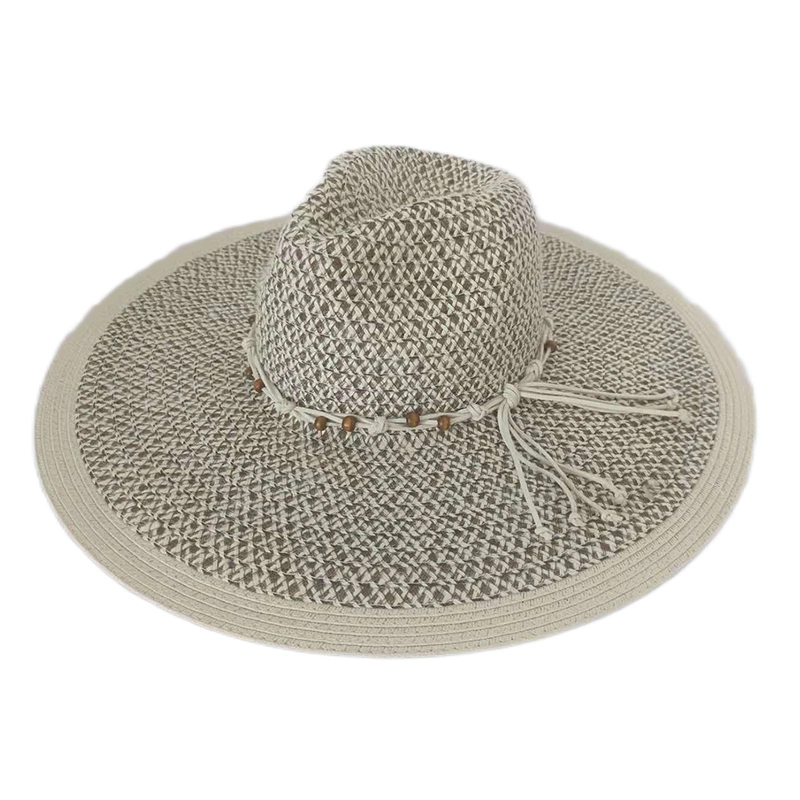 Fashion Hats Women Lady Multi Mixed Braid Floppy Paper Summer Hat Wholesale Straw Hat for Travel