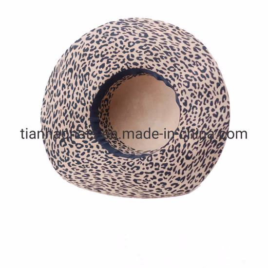 High Quality 100% Wool Felt Leopard Women Hat