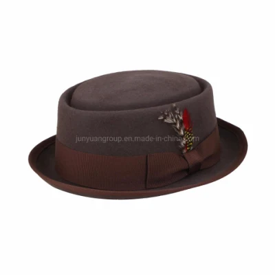2023 New Fashion 30 Color in Stock Wholesale Fedora Panama Hats Unisex 100% Wool Felt Wide Brim Fedora Hat